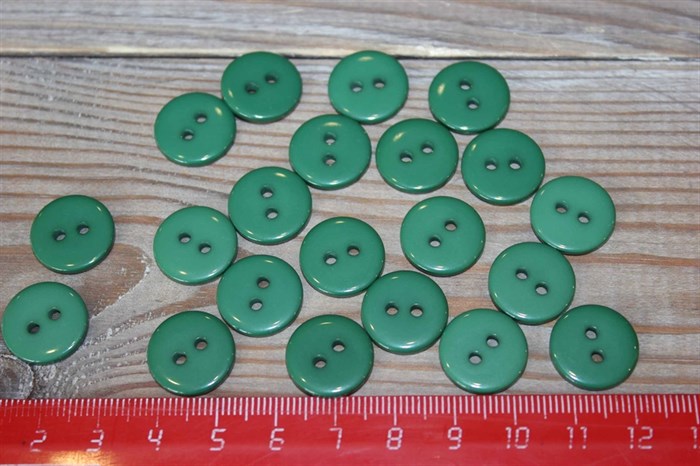 Пуговицы круглые пластик 15 мм - фото 33219