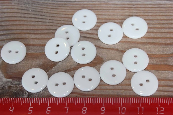 Пуговицы круглые пластик 15 мм - фото 33229