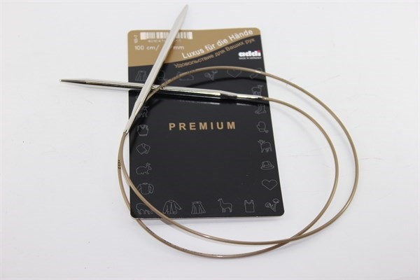 Addi Premium 100 см (Спицы адди премиум) супергладкие - фото 5480