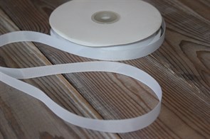 Лента Ideal репсовая 12 мм белый
