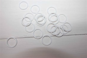 Кольцо для бюстгальтера пластик TBY-82607 15 мм цв.белый