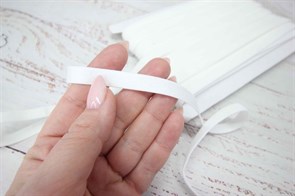 Резинка бельевая для бретелей 10 мм белый