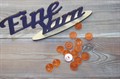 Пуговицы пластмасс 15 мм оранжевый - фото 29469