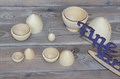 Деревянная заготовка из липы " Яйцо" 5 шт в одном - фото 32283