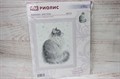 Набор для вышивания Риолис арт.1912 Снежный мяу 24*30 см - фото 43465