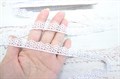 Кружево гипюр TR.8GB0732 шир.15мм белый - фото 43763