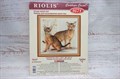 Набор для вышивания РИОЛИС арт. 1671 Абиссинские кошки 40*40 см - фото 44471